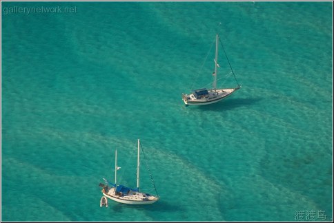 tropical sailboats