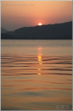 west lake sunset