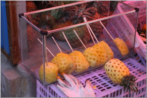 pineapples on a stick