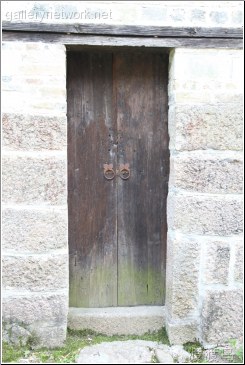 old narrow door