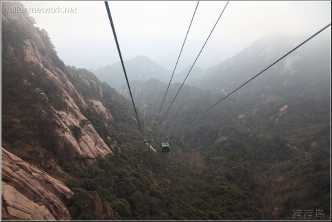 cable car ascent huangshan