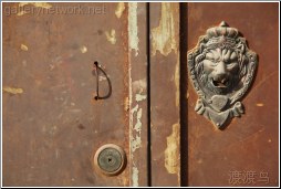 lion door