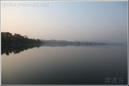 west lake sunrise - 渡渡鸟 .