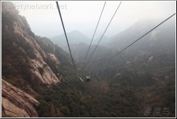 cable car ascent huangshan