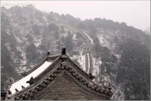 snowy great wall