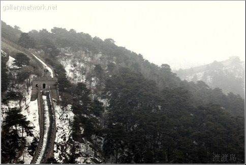 snowy great wall