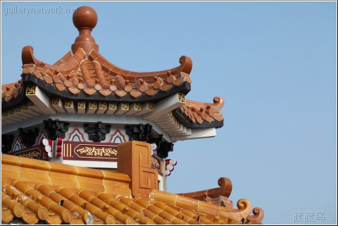chinese roof rebuilt