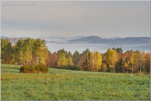 early morning mist