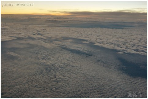 aerial multi layered cloud