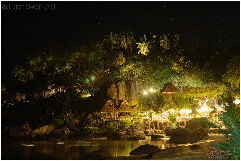 thailand night beach scene