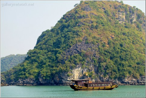 catba vietnam junk boat