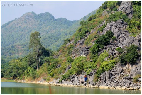 mountains and water