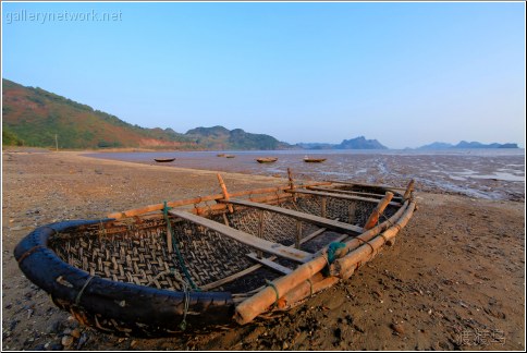 bamboo fishing boat