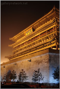 Ancient Building-Drum Tower in Xi'an, China