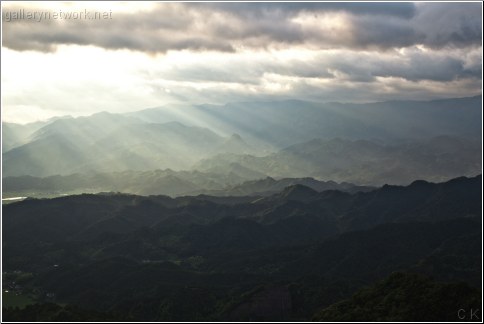 china mountain sunrise