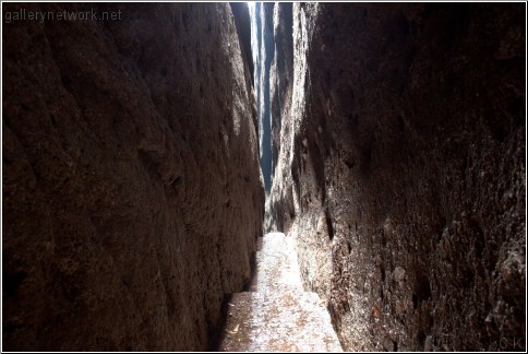 narrow cave