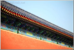 chinese roof decorated