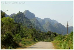mountain jungle road