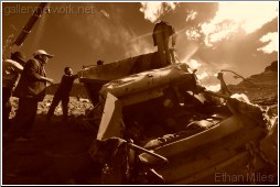 A wreck in Tibet