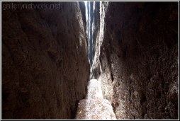 narrow cave